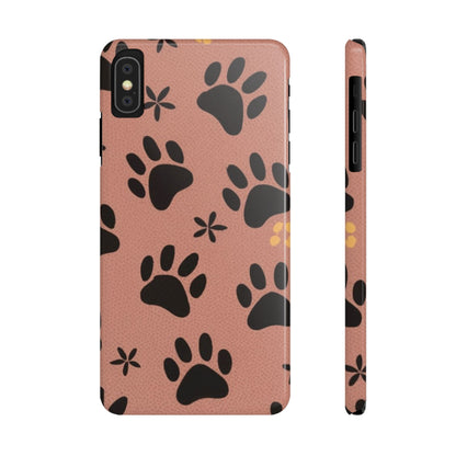 Paw Prints Slim iPhone Case - Ruppy's Creations