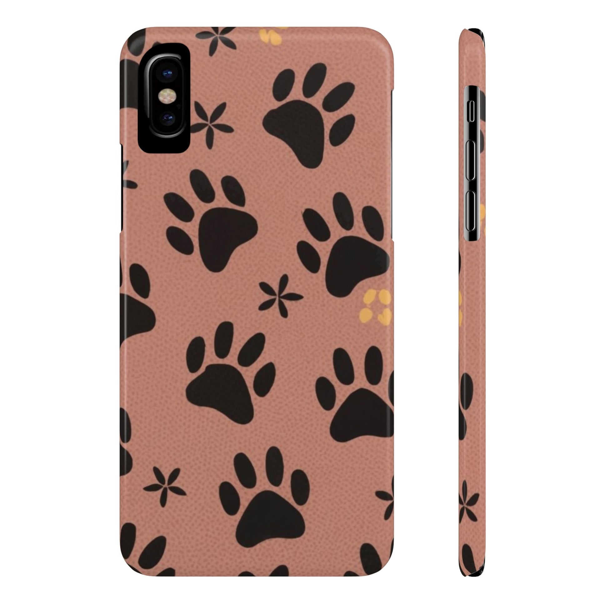 Paw Prints Slim iPhone Case - Ruppy's Creations