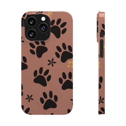 Paw Prints Slim iPhone Case - Ruppy's Creations