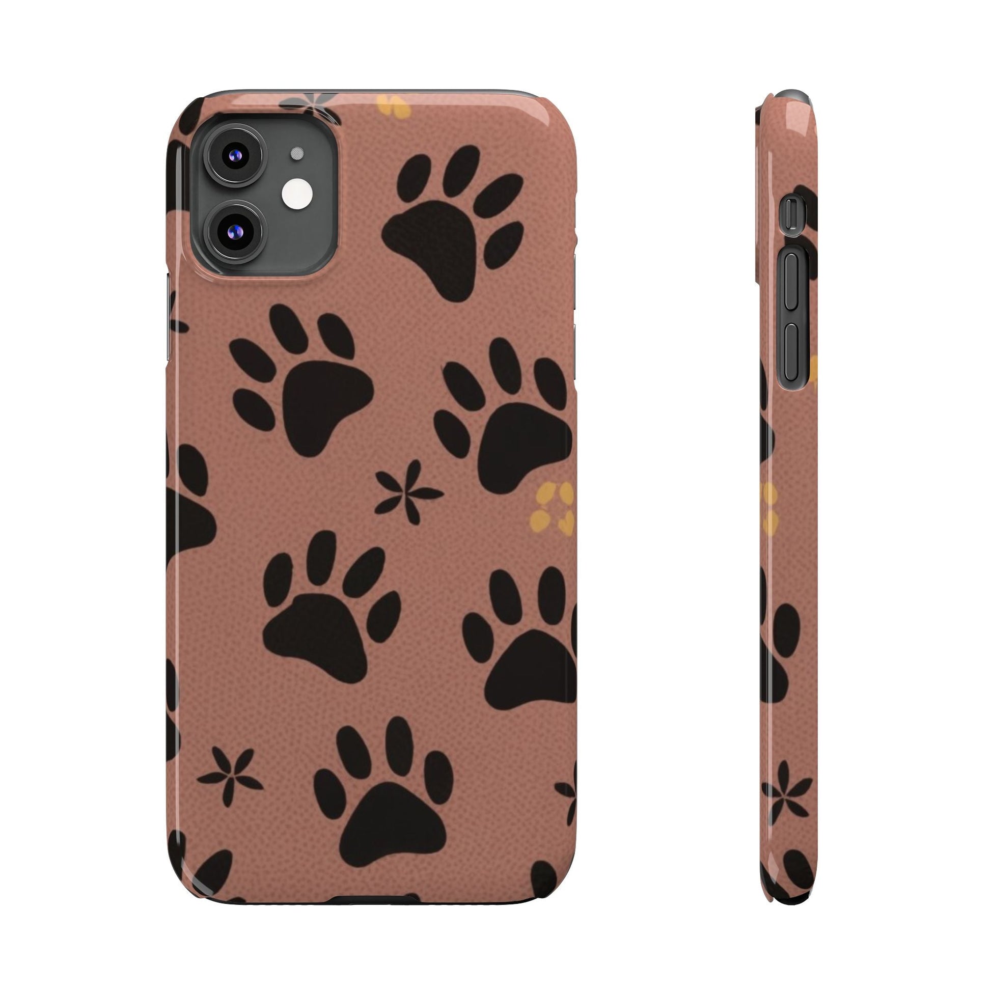 Paw Prints Slim iPhone Case - Ruppy's Creations