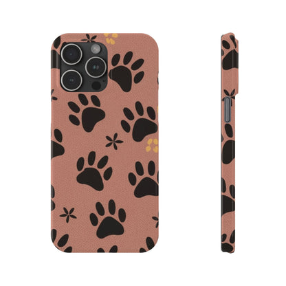 Paw Prints Slim iPhone Case - Ruppy's Creations