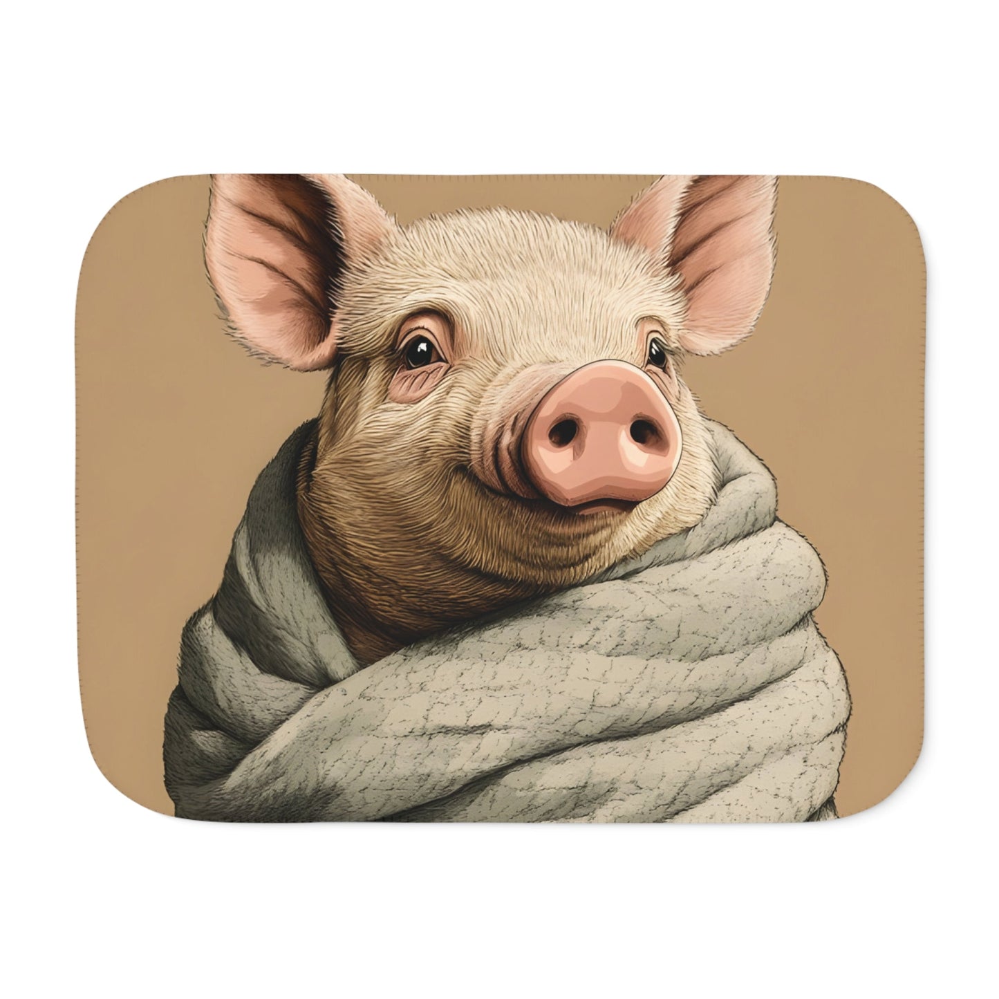 Pig In a Blanket Sherpa Blanket - Ruppy's Creations