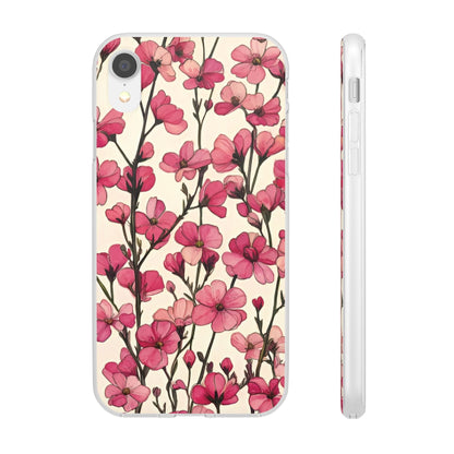 Pink Blossoms Flexi Case for Apple iphone & Samsung Galaxy - Ruppy's Creations