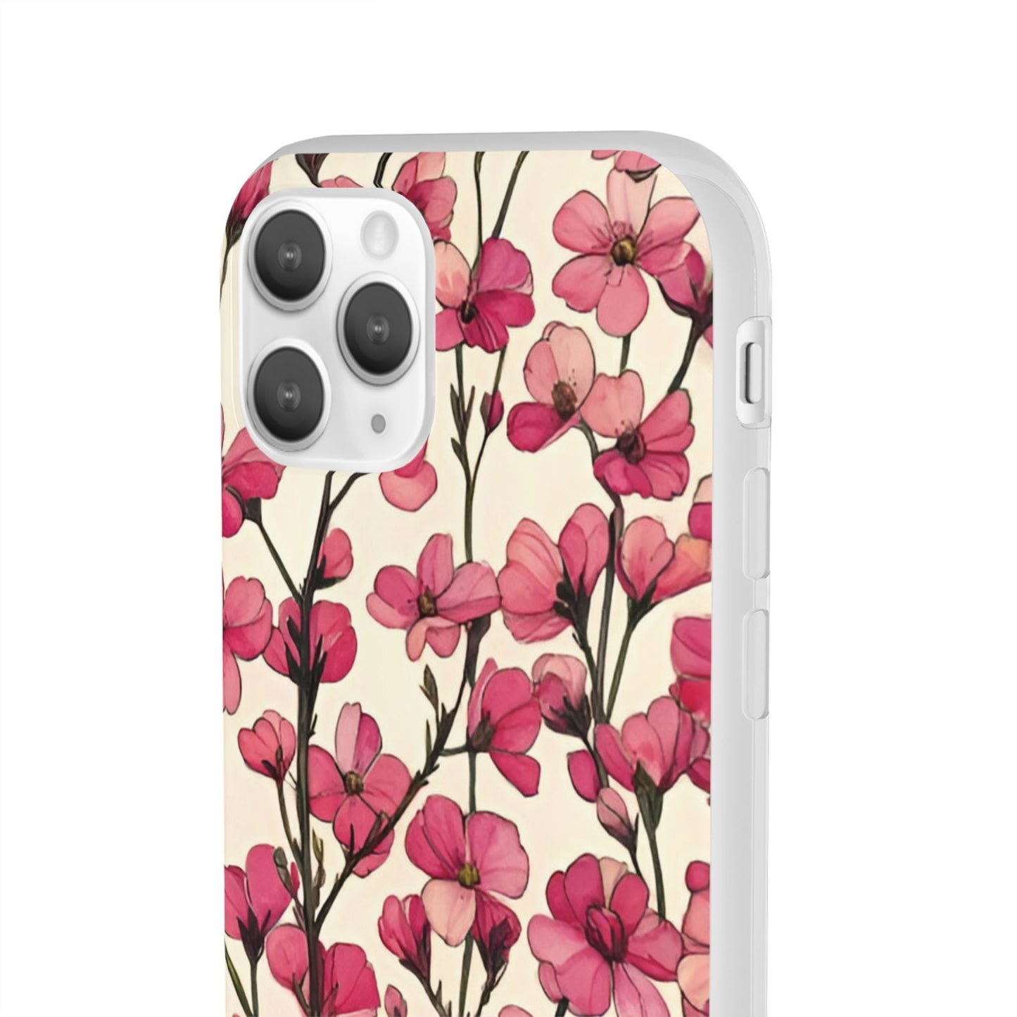 Pink Blossoms Flexi Case for Apple iphone & Samsung Galaxy - Ruppy's Creations