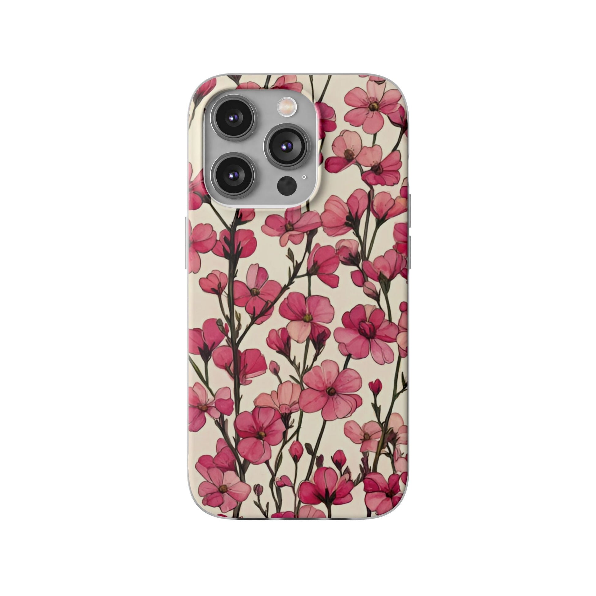 Pink Blossoms Flexi Case for Apple iphone & Samsung Galaxy - Ruppy's Creations