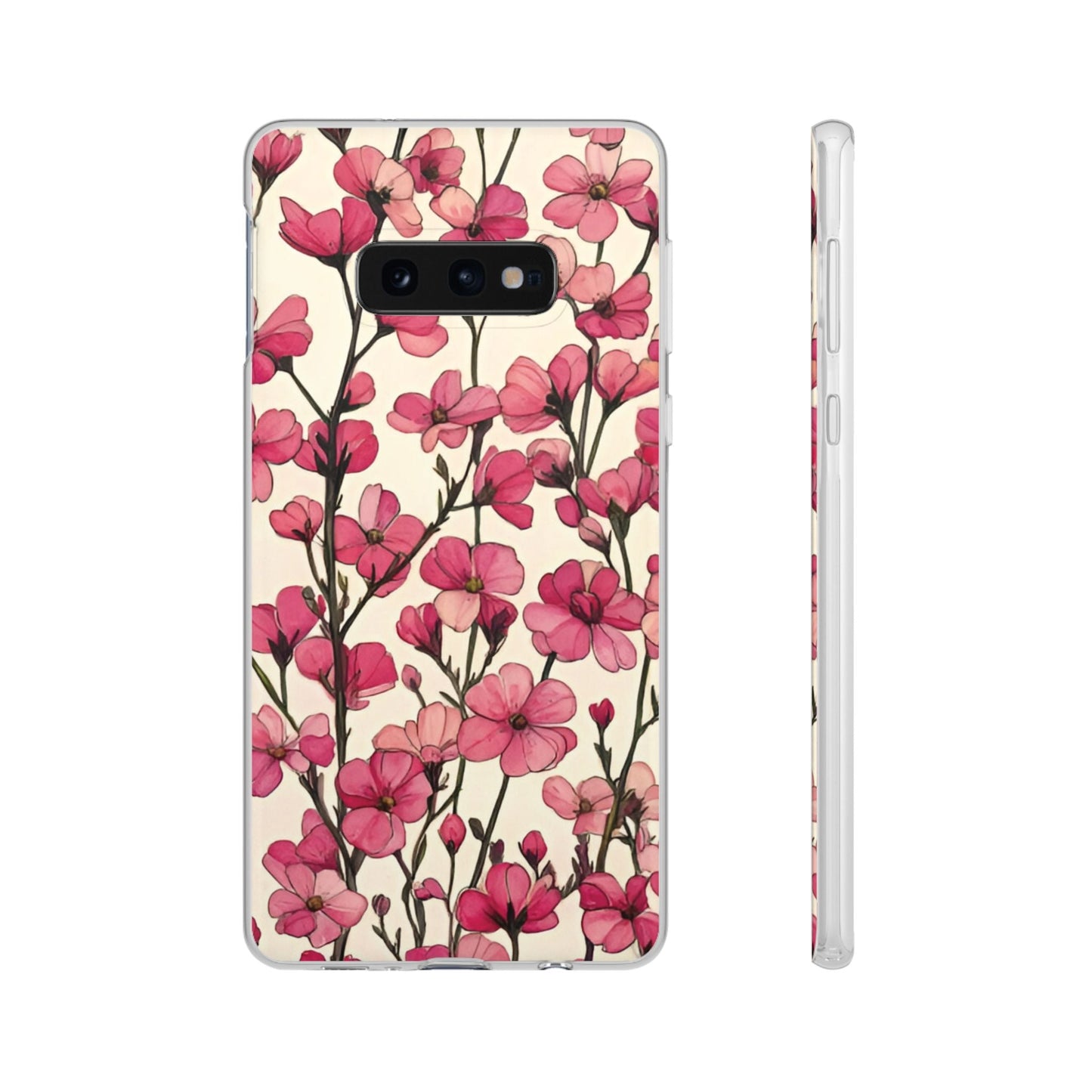 Pink Blossoms Flexi Case for Apple iphone & Samsung Galaxy - Ruppy's Creations