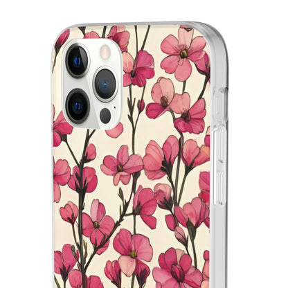 Pink Blossoms Flexi Case for Apple iphone & Samsung Galaxy - Ruppy's Creations