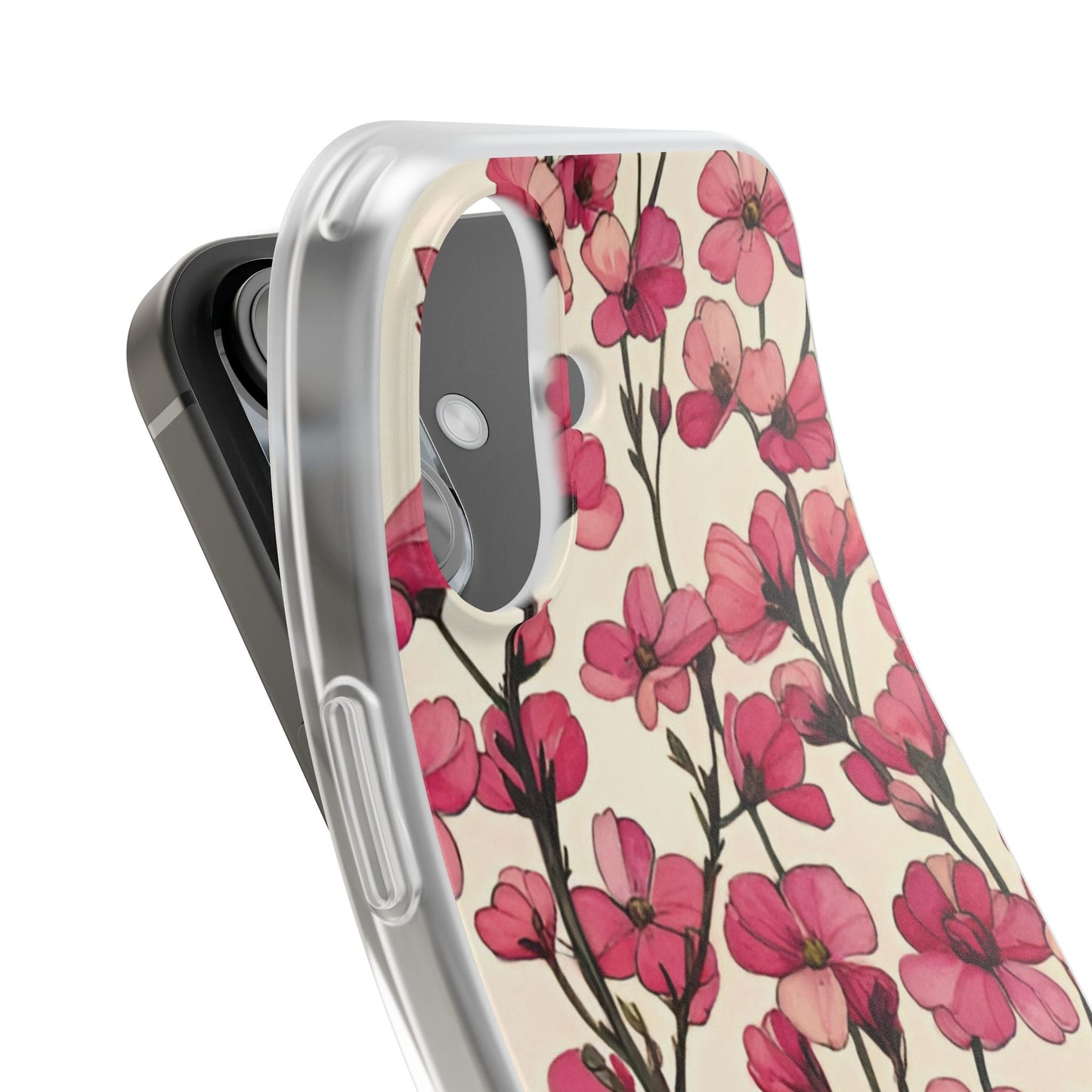 Pink Blossoms Flexi Case for Apple iphone & Samsung Galaxy - Ruppy's Creations