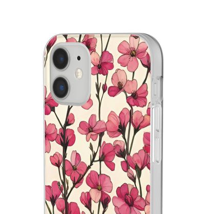 Pink Blossoms Flexi Case for Apple iphone & Samsung Galaxy - Ruppy's Creations