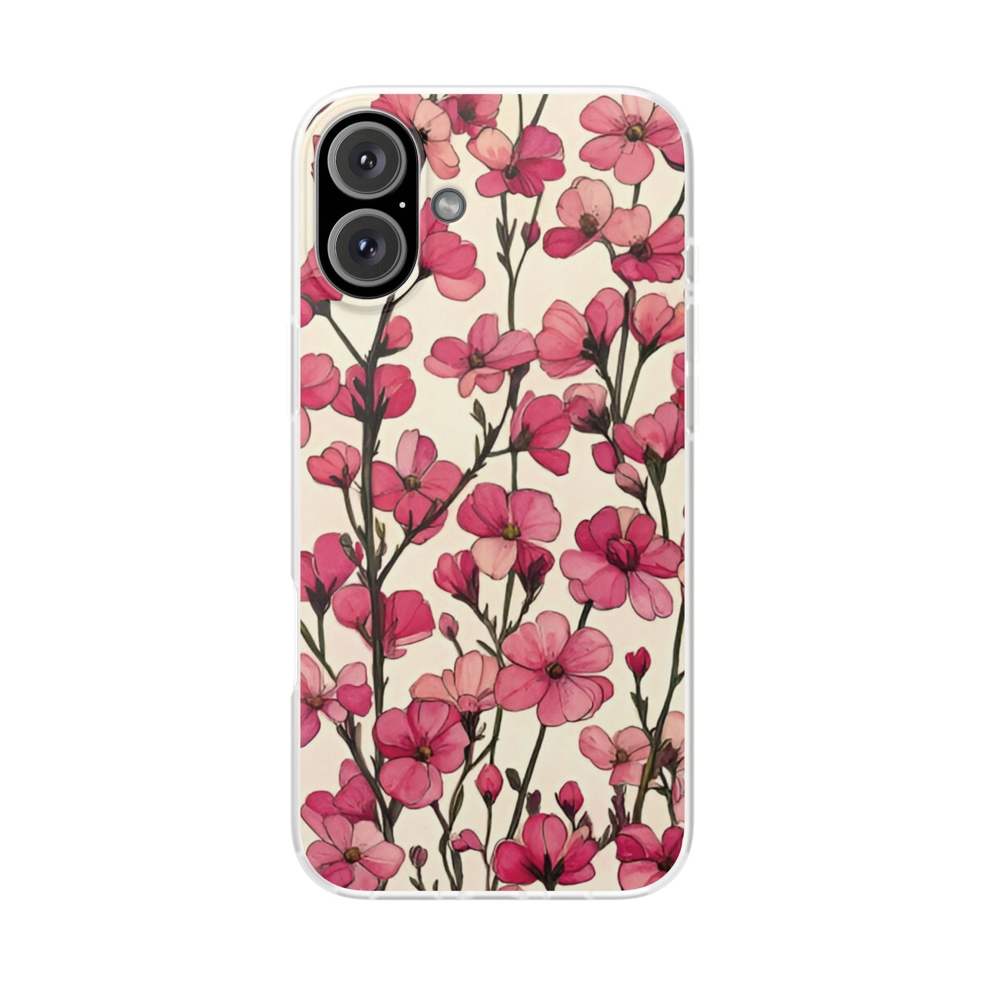 Pink Blossoms Flexi Case for Apple iphone & Samsung Galaxy - Ruppy's Creations