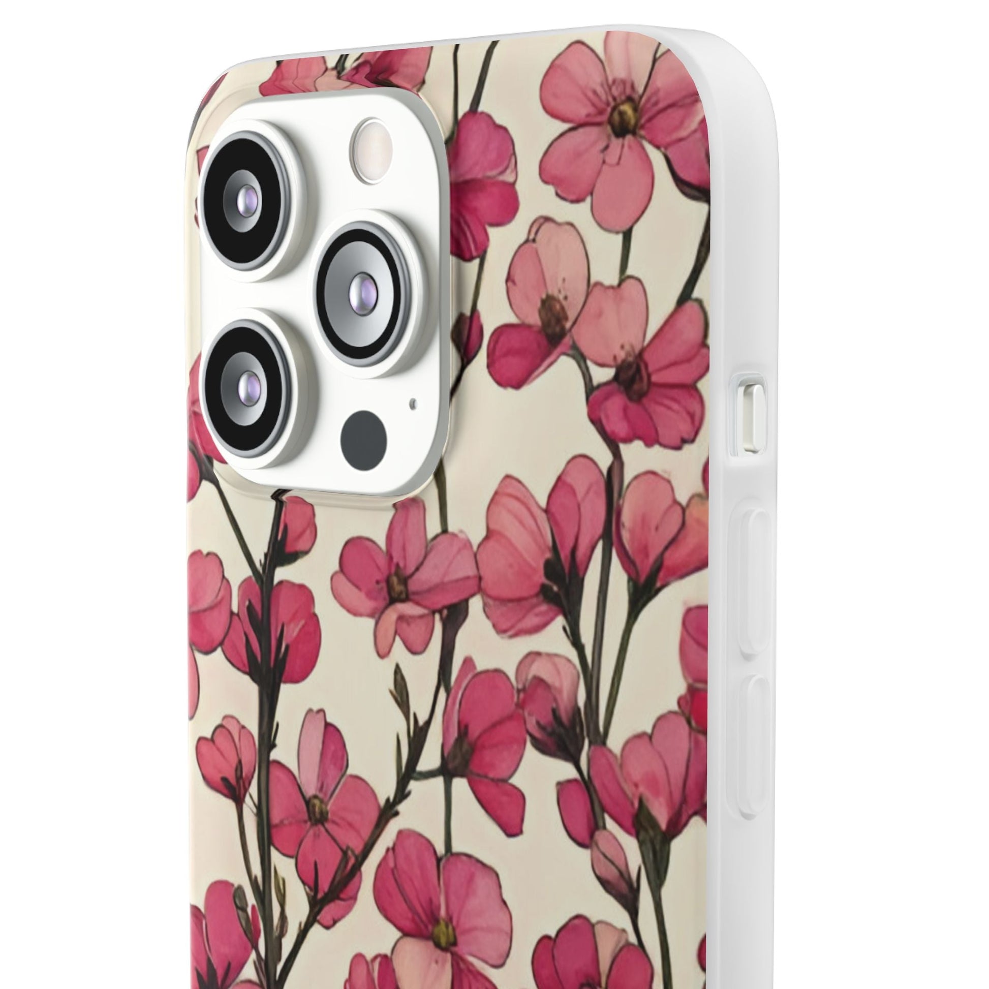 Pink Blossoms Flexi Case for Apple iphone & Samsung Galaxy - Ruppy's Creations