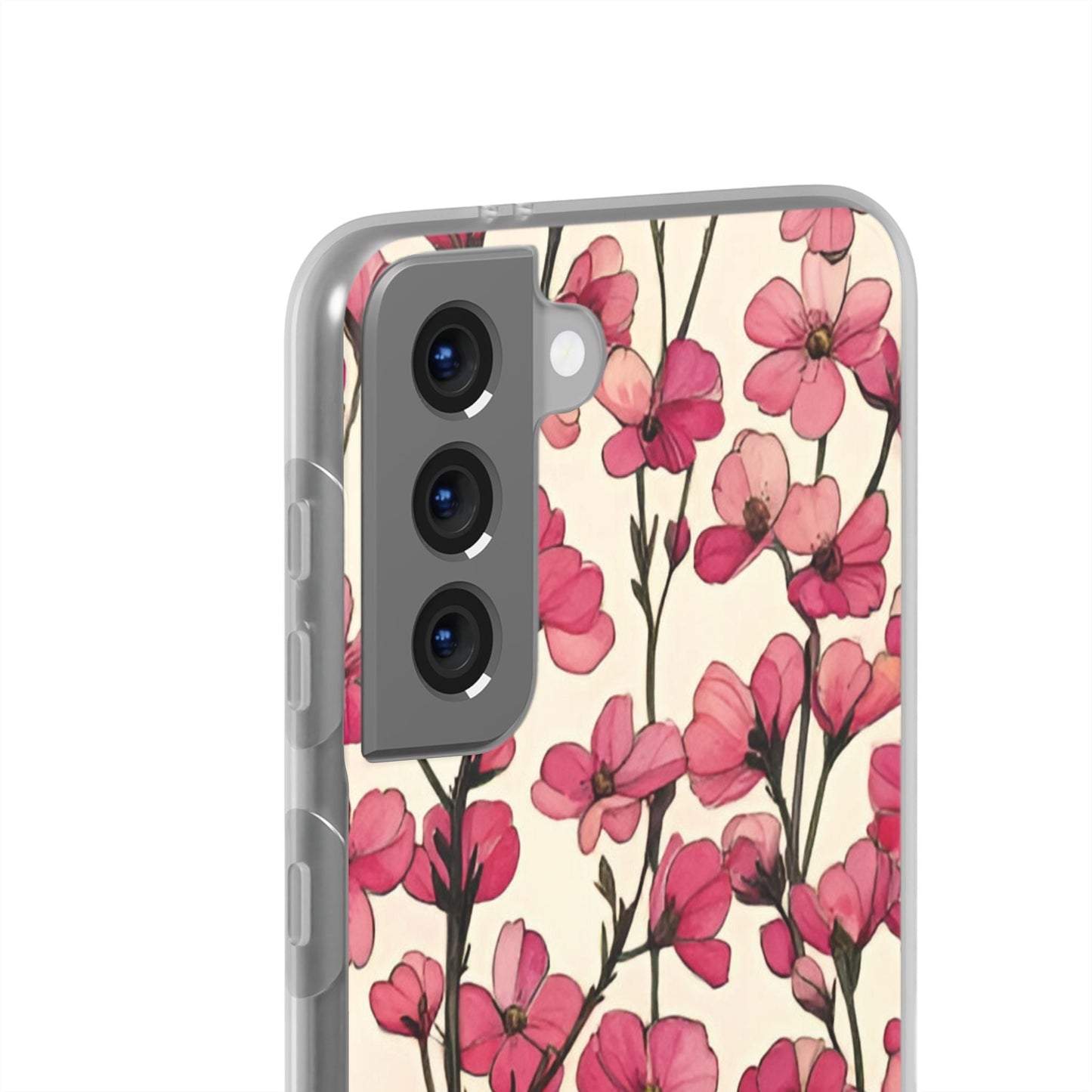 Pink Blossoms Flexi Case for Apple iphone & Samsung Galaxy - Ruppy's Creations