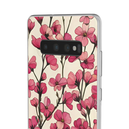 Pink Blossoms Flexi Case for Apple iphone & Samsung Galaxy - Ruppy's Creations