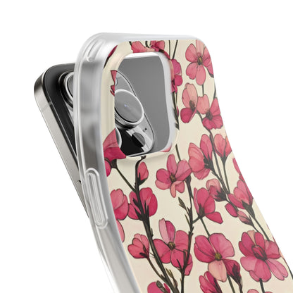 Pink Blossoms Flexi Case for Apple iphone & Samsung Galaxy - Ruppy's Creations