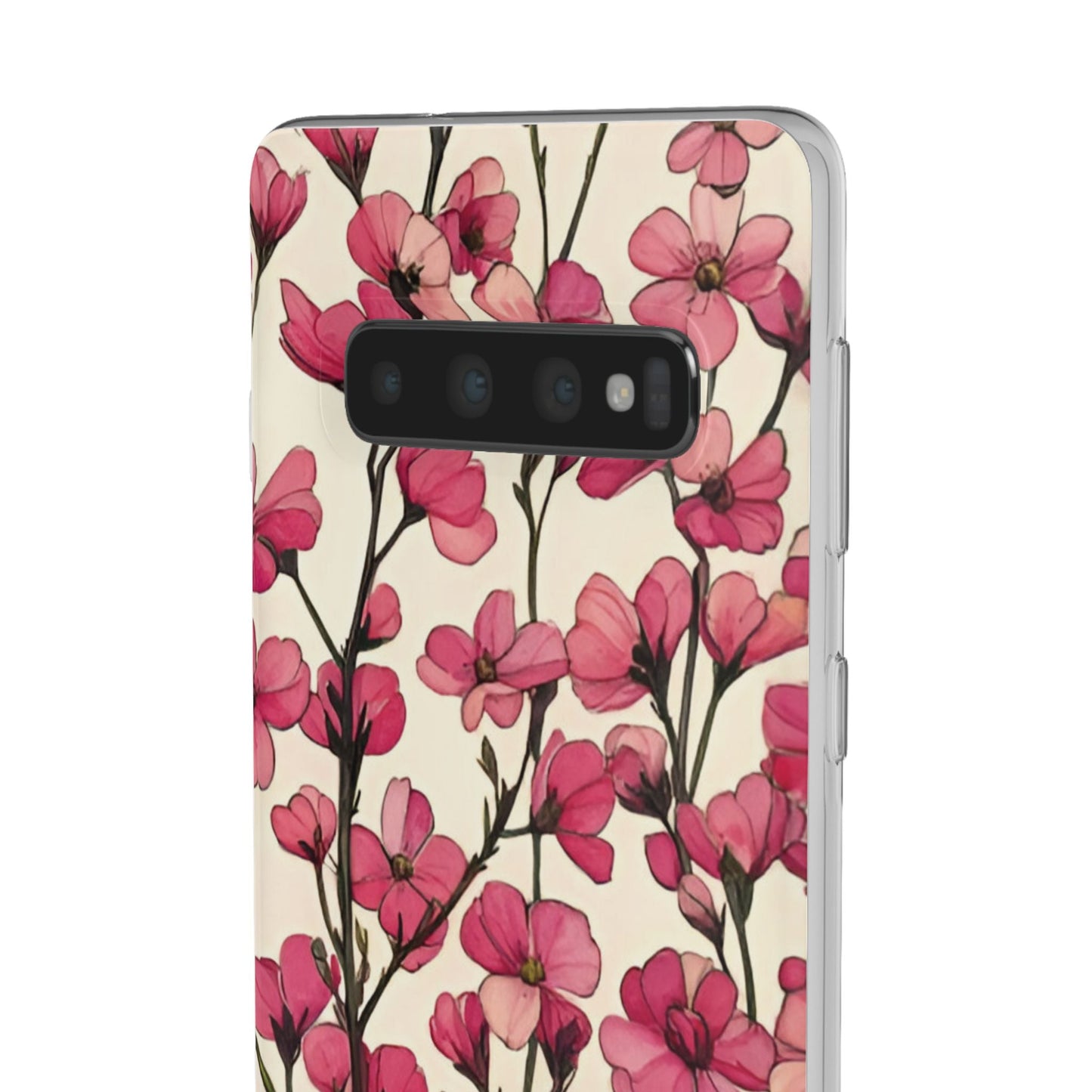 Pink Blossoms Flexi Case for Apple iphone & Samsung Galaxy - Ruppy's Creations