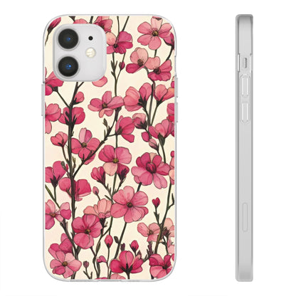 Pink Blossoms Flexi Case for Apple iphone & Samsung Galaxy - Ruppy's Creations