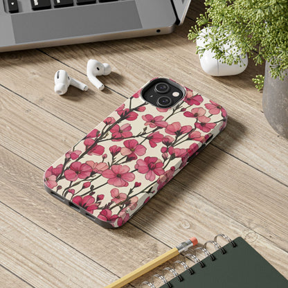 Pink Blossoms Tough Phone Case for iphone & Samsung - Ruppy's Creations