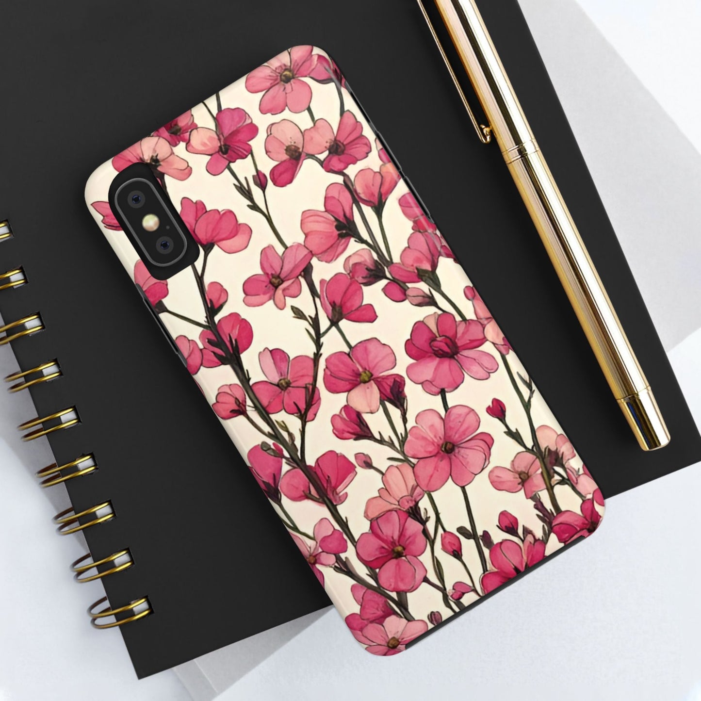 Pink Blossoms Tough Phone Case for iphone & Samsung - Ruppy's Creations