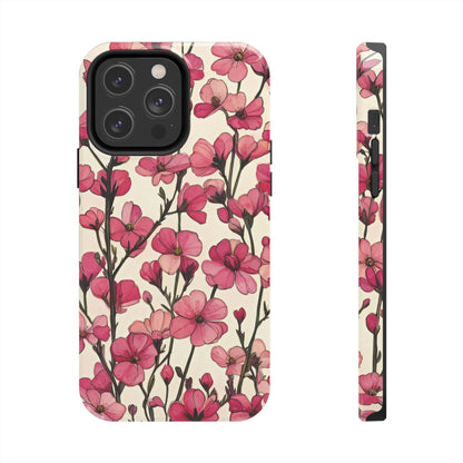 Pink Blossoms Tough Phone Case for iphone & Samsung - Ruppy's Creations