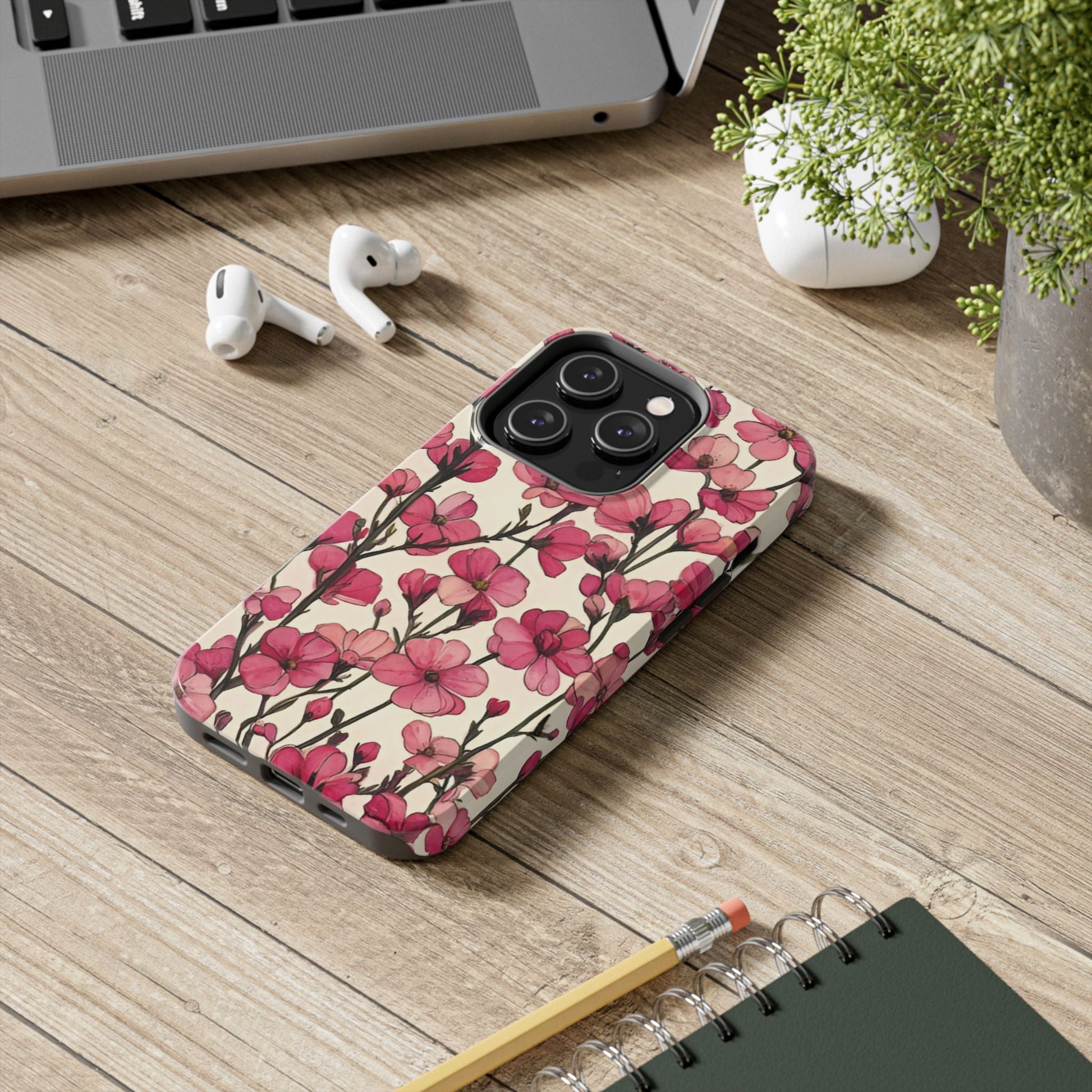 Pink Blossoms Tough Phone Case for iphone & Samsung - Ruppy's Creations