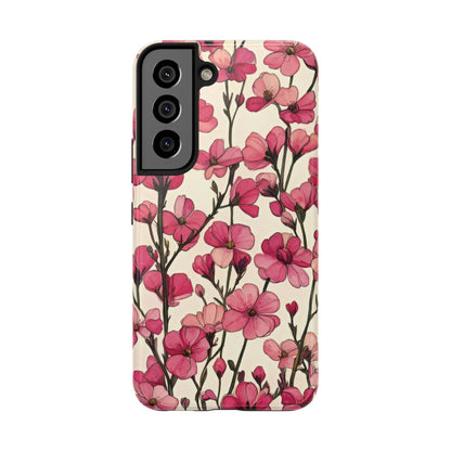 Pink Blossoms Tough Phone Case for iphone & Samsung - Ruppy's Creations