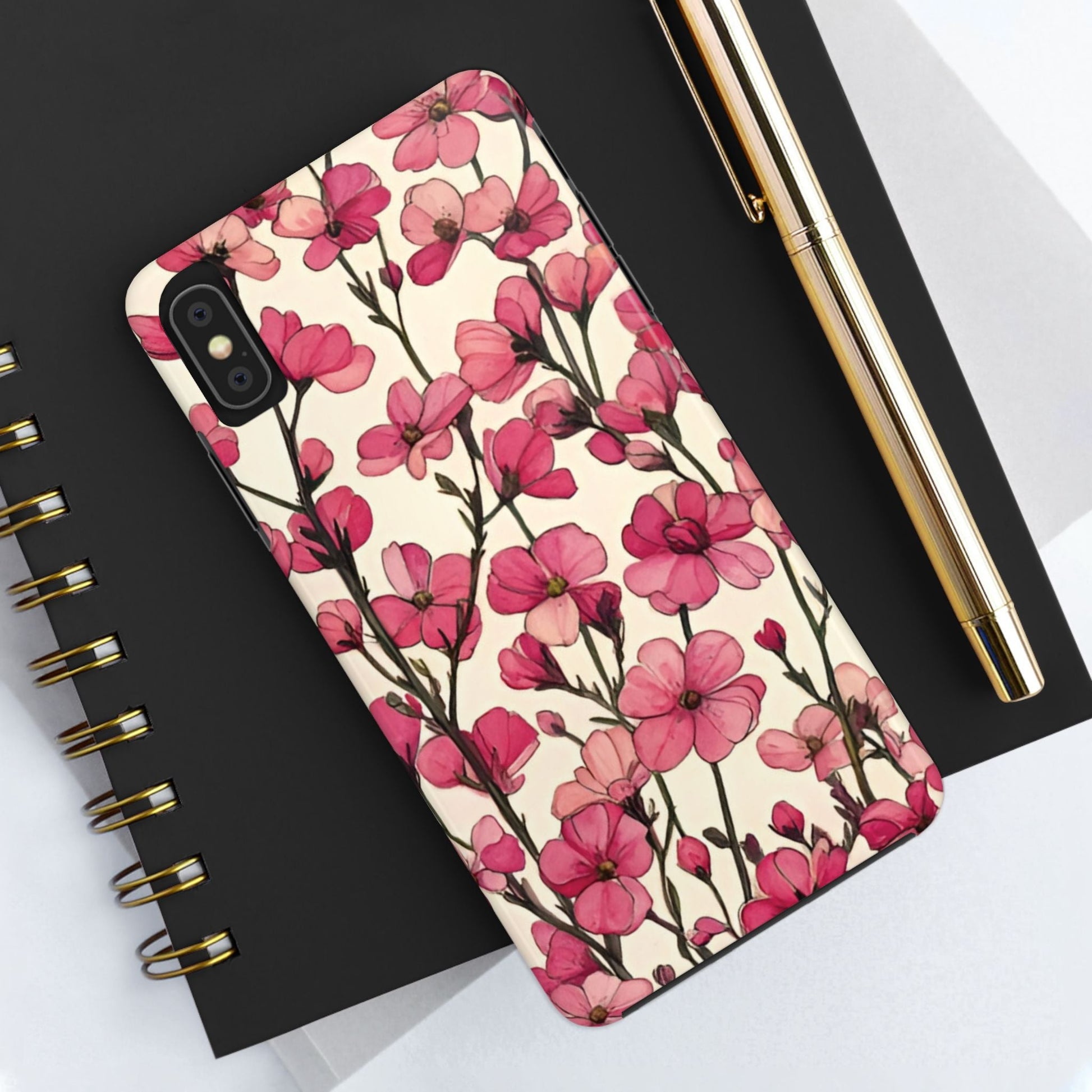 Pink Blossoms Tough Phone Case for iphone & Samsung - Ruppy's Creations