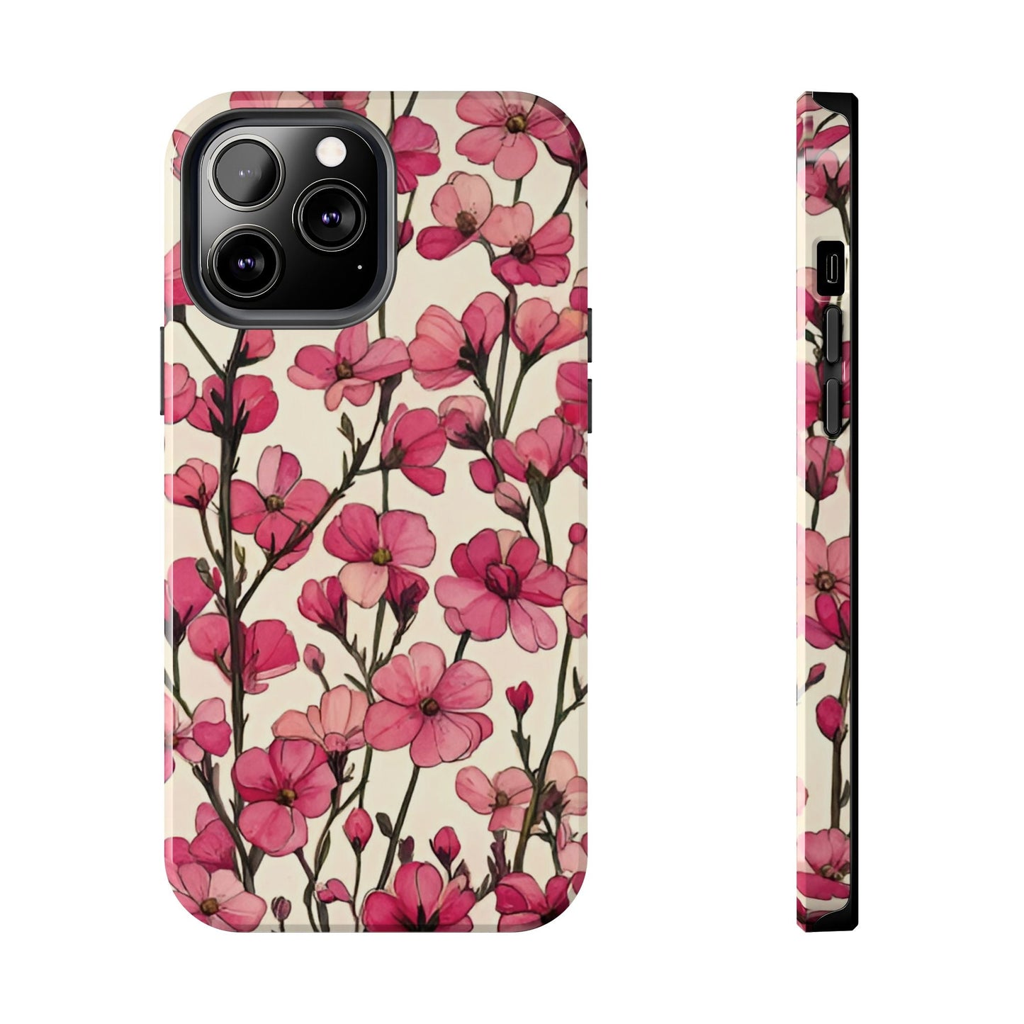 Pink Blossoms Tough Phone Case for iphone & Samsung - Ruppy's Creations