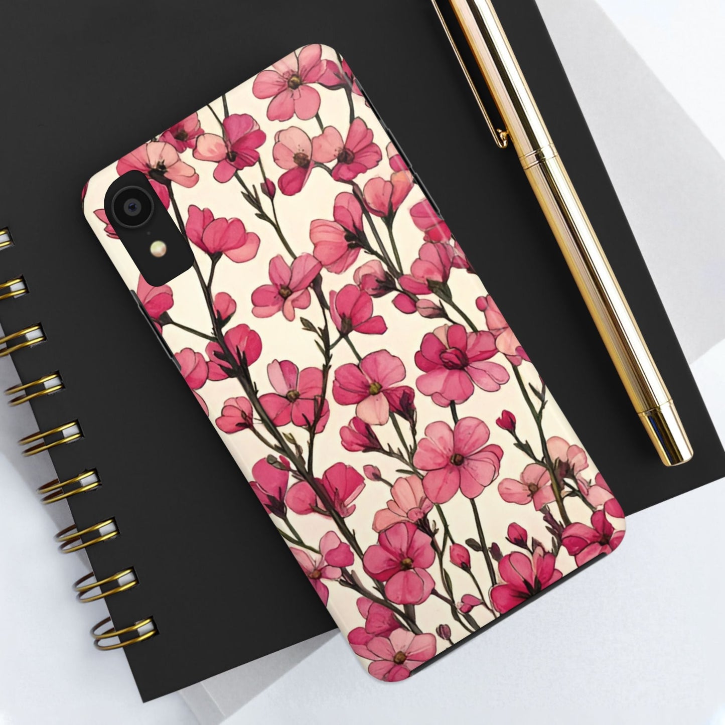 Pink Blossoms Tough Phone Case for iphone & Samsung - Ruppy's Creations