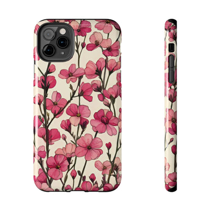 Pink Blossoms Tough Phone Case for iphone & Samsung - Ruppy's Creations