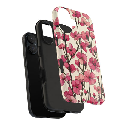 Pink Blossoms Tough Phone Case for iphone & Samsung - Ruppy's Creations