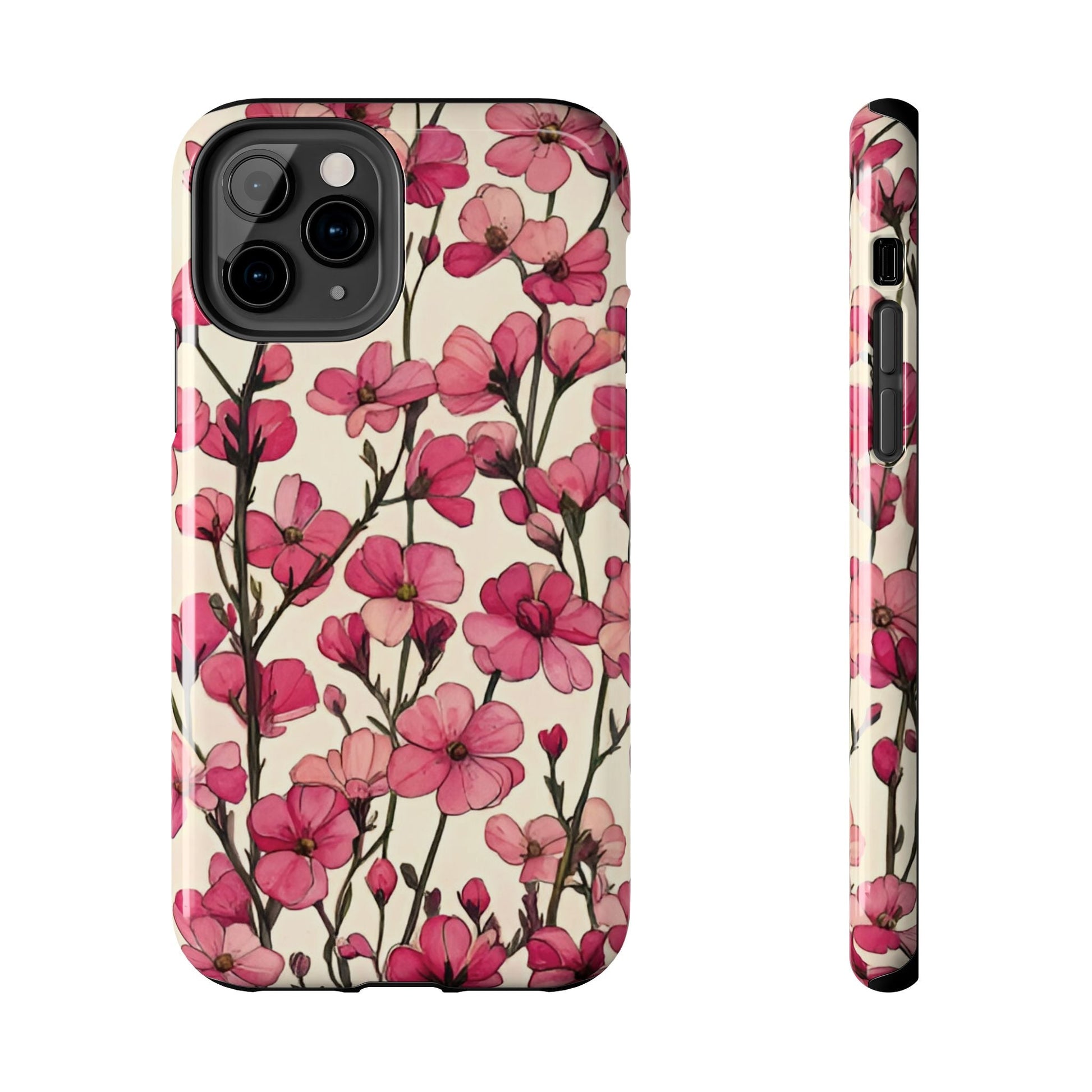 Pink Blossoms Tough Phone Case for iphone & Samsung - Ruppy's Creations