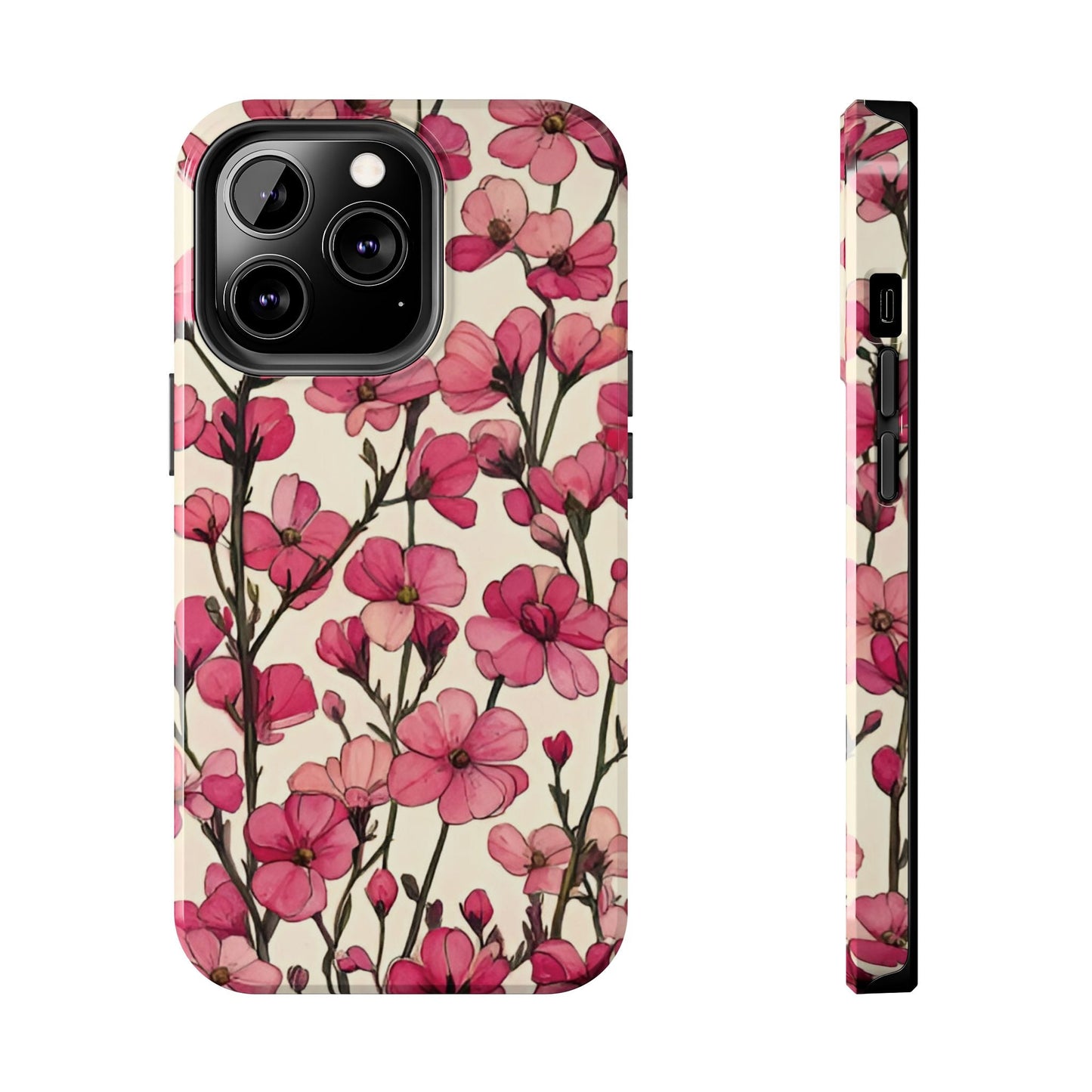 Pink Blossoms Tough Phone Case for iphone & Samsung - Ruppy's Creations