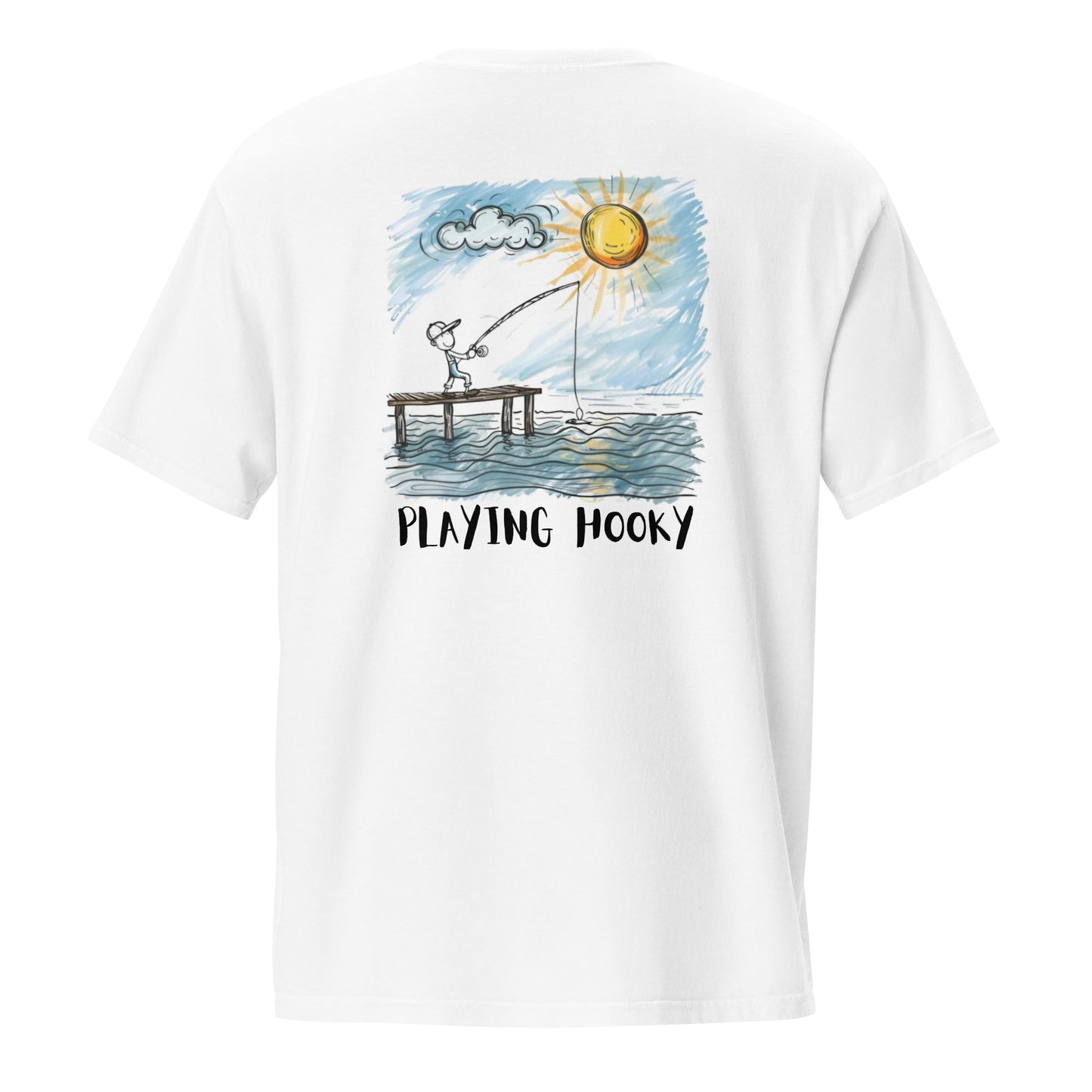 Playing Hooky Men's Pocket T-shirt - Ruppy's Creations