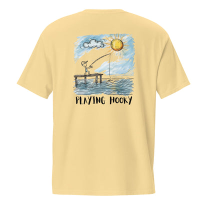 Playing Hooky Men's Pocket T-shirt - Ruppy's Creations