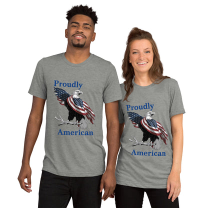 Proudly American Unisex T-shirt - Ruppy's Creations