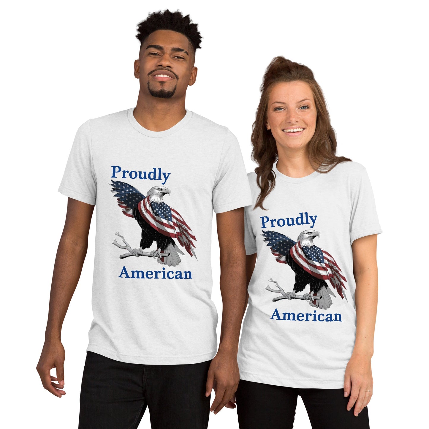 Proudly American Unisex T-shirt - Ruppy's Creations