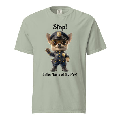 Puppy Police Unisex Heavyweight Tee - Ruppy's Creations