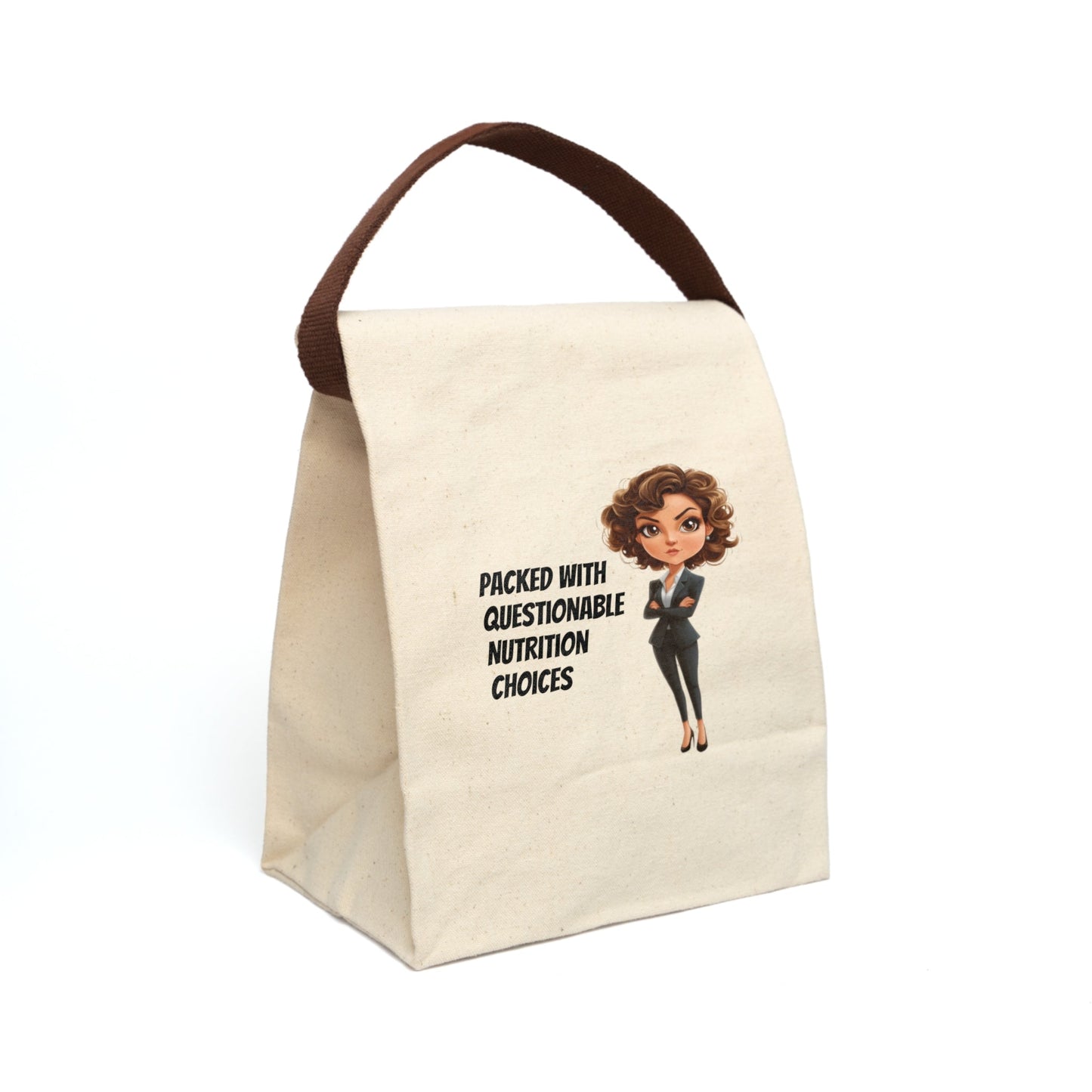 Questionable Choices Canvas Lunch Bag - Ruppy's Creations