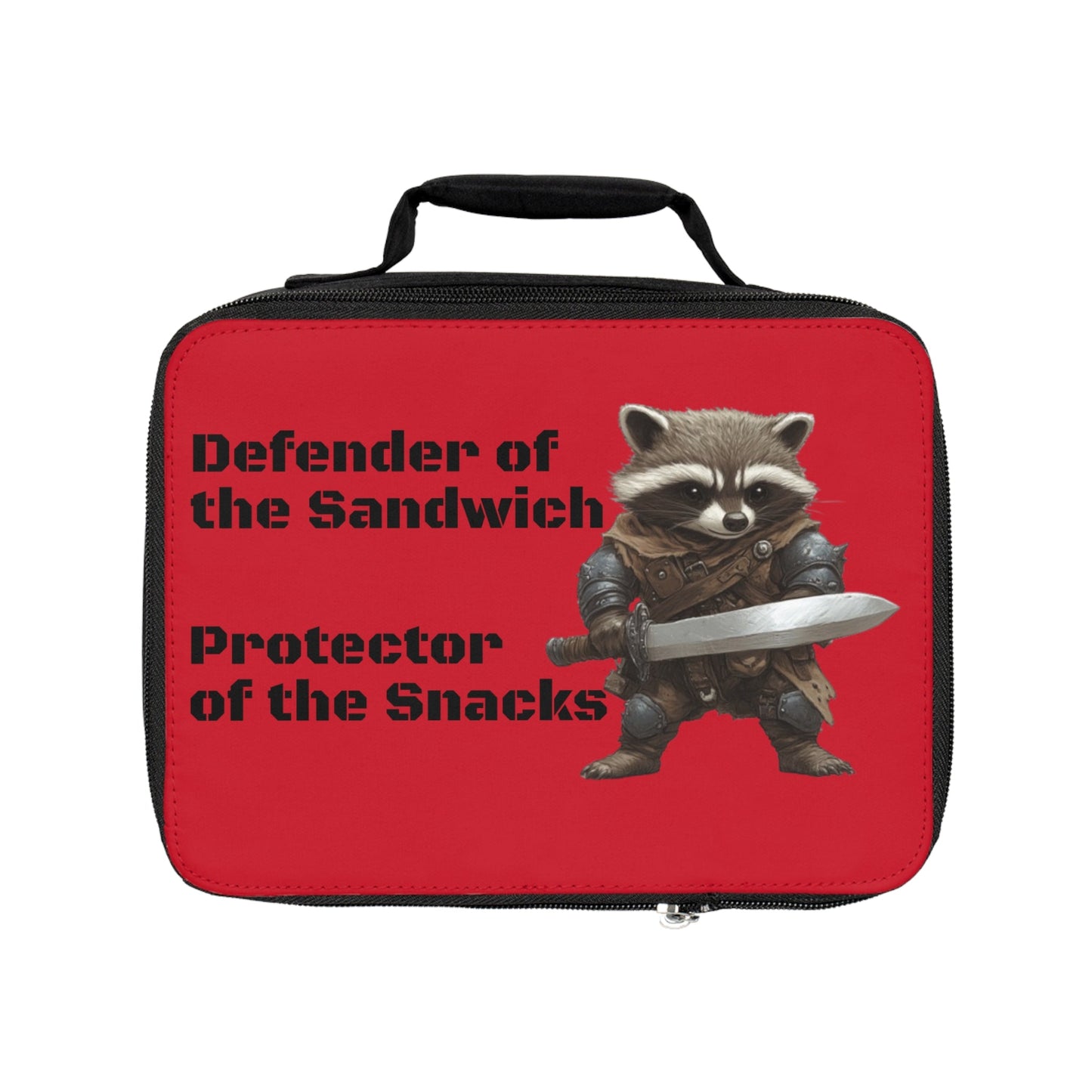 Raccoon Lunch Defender Lunch Bag - Ruppy's Creations