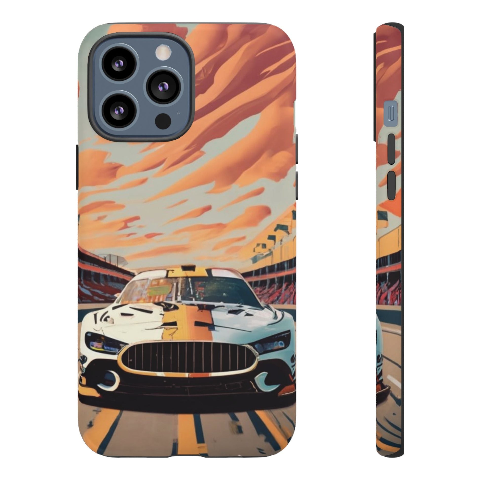 Race Car Tough Cell Phone Case - Ruppy's Creations