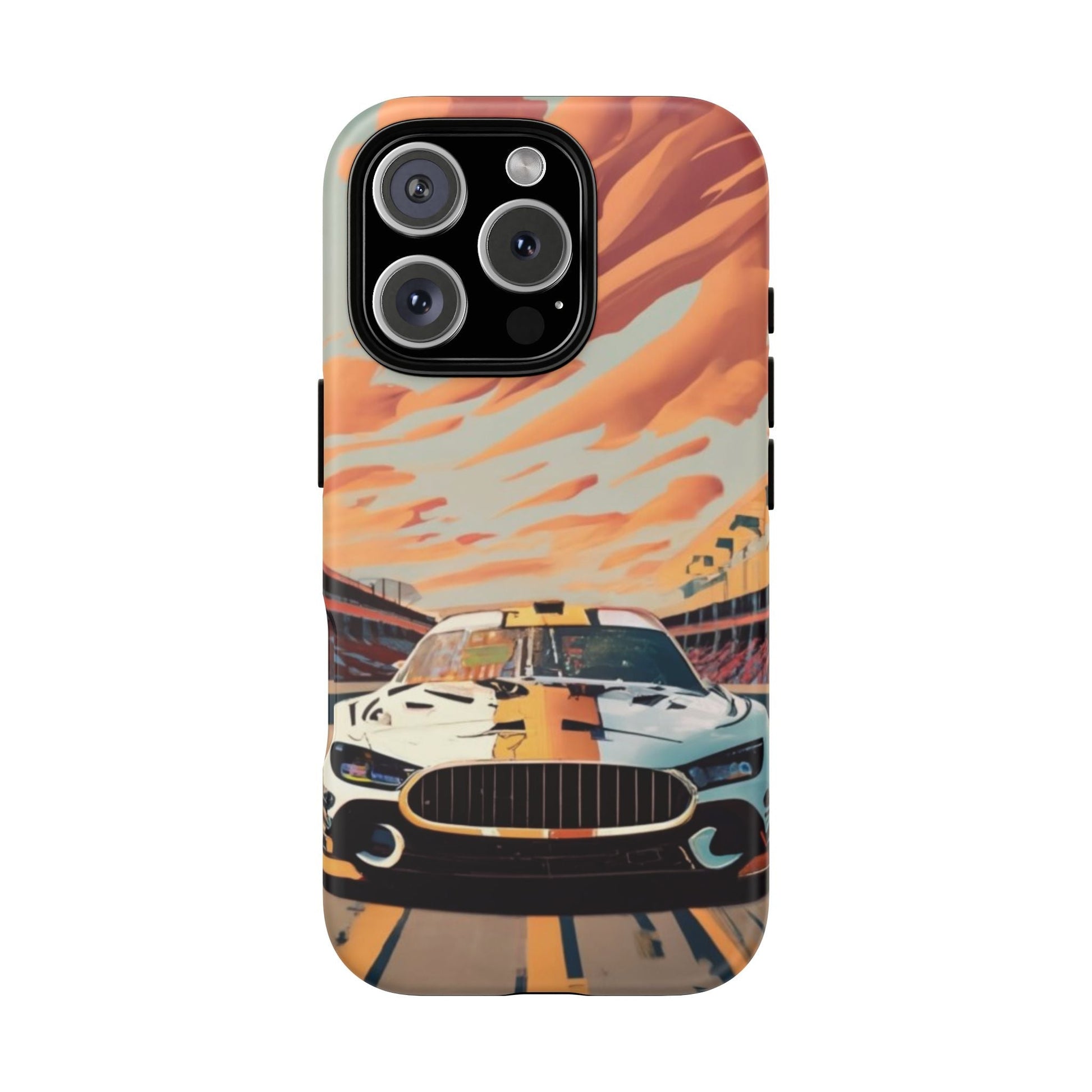 Race Car Tough Cell Phone Case - Ruppy's Creations