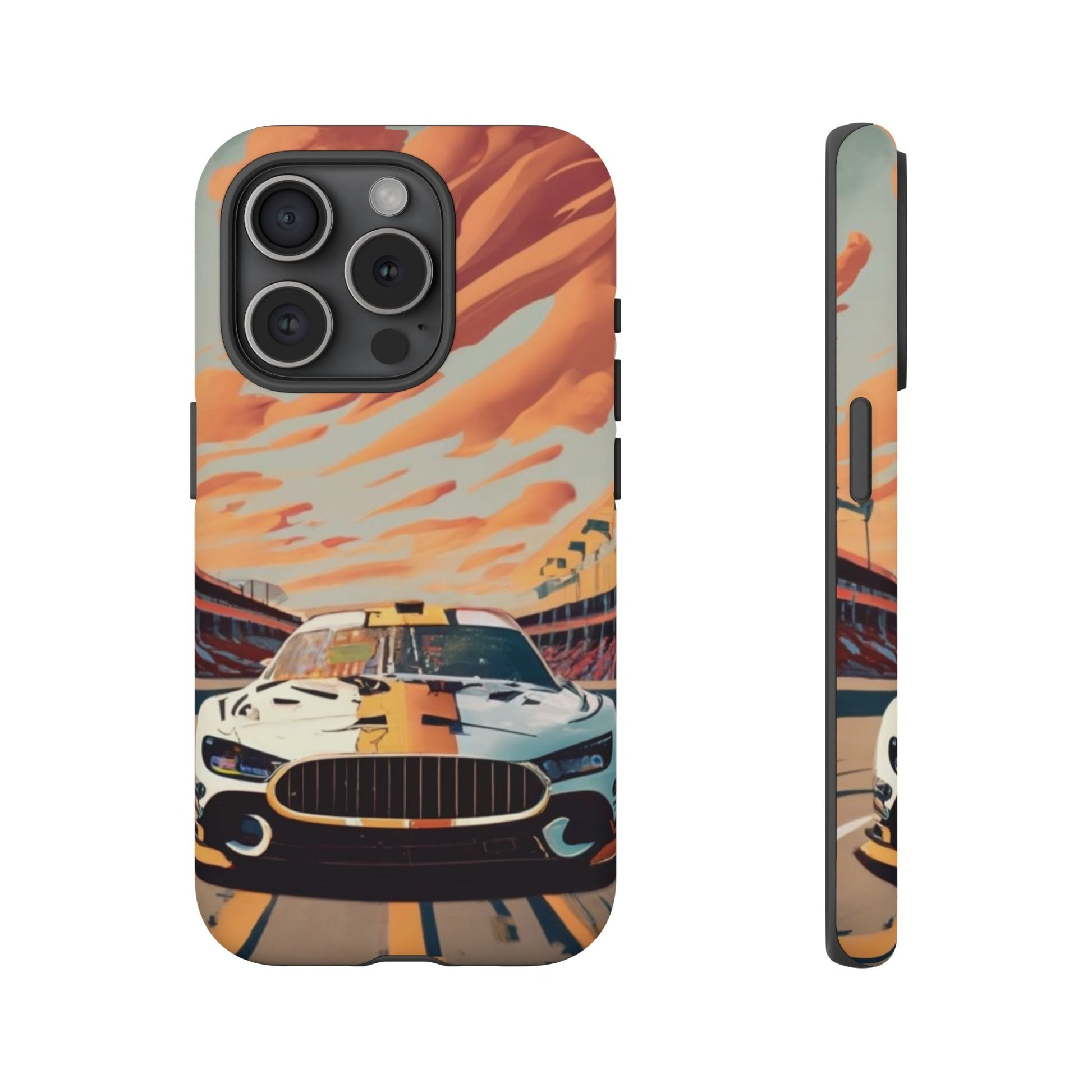 Race Car Tough Cell Phone Case - Ruppy's Creations