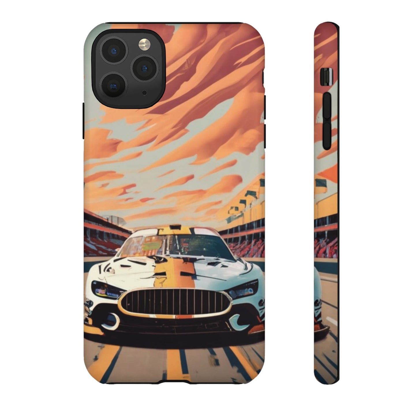 Race Car Tough Cell Phone Case - Ruppy's Creations