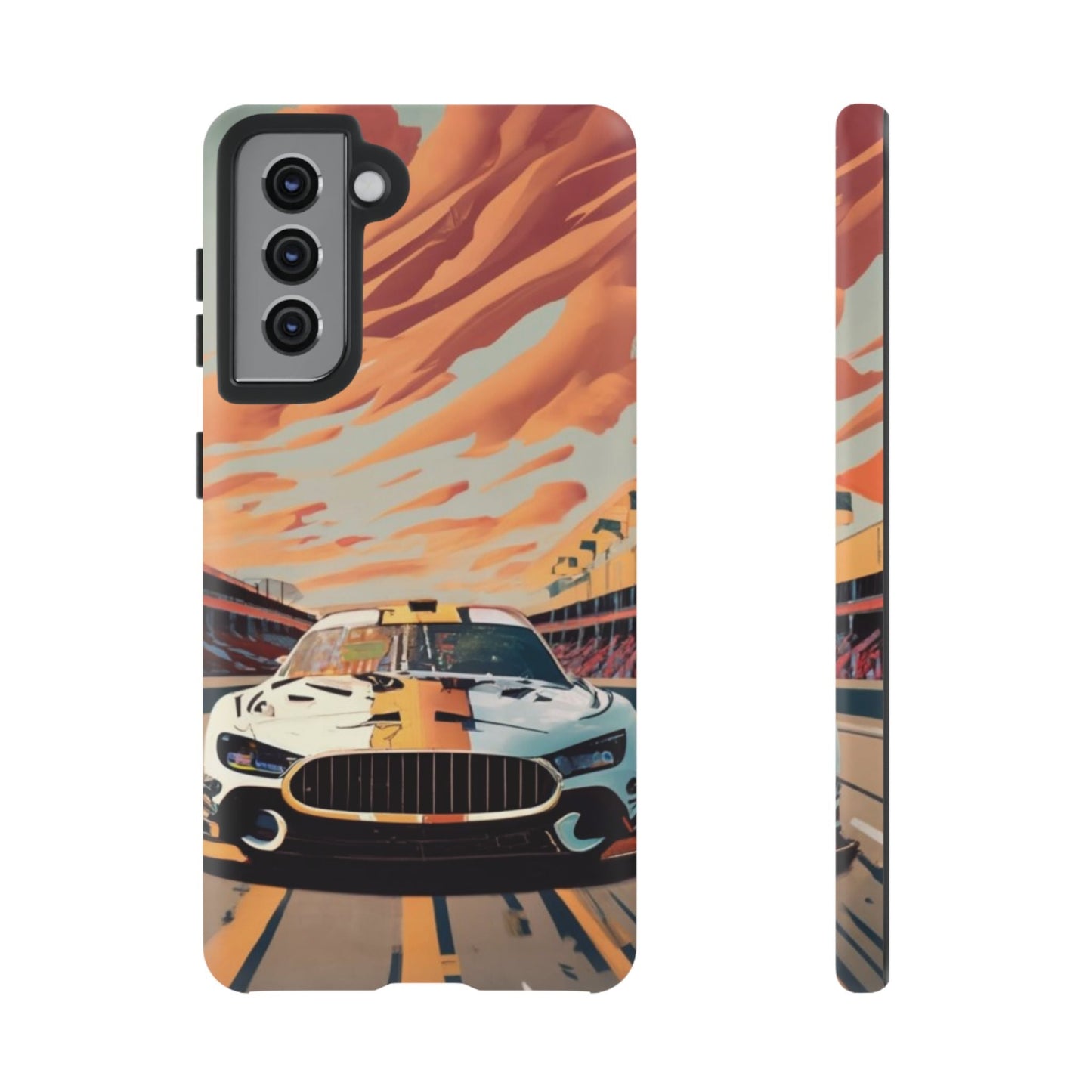 Race Car Tough Cell Phone Case - Ruppy's Creations