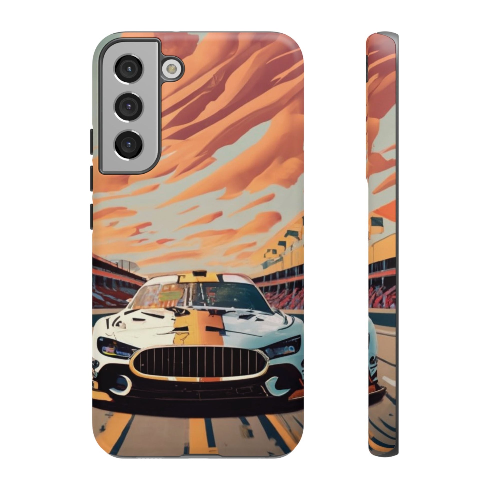 Race Car Tough Cell Phone Case - Ruppy's Creations