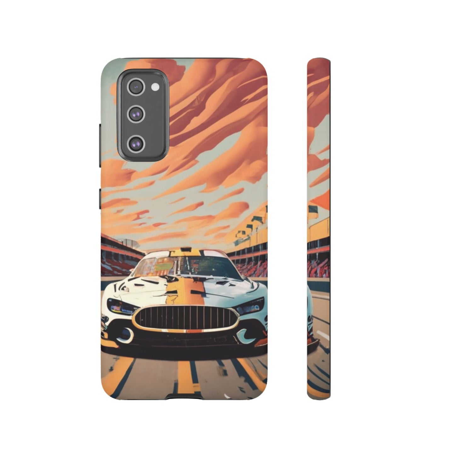 Race Car Tough Cell Phone Case - Ruppy's Creations