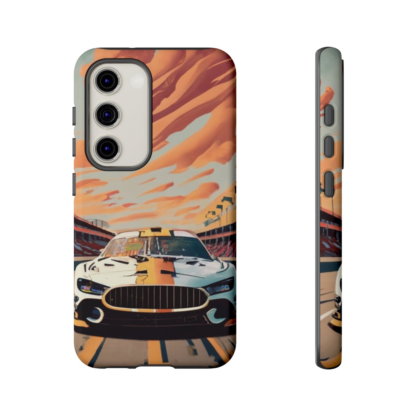 Race Car Tough Cell Phone Case - Ruppy's Creations