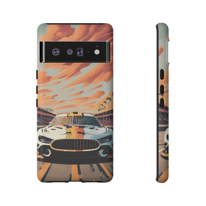 Race Car Tough Cell Phone Case - Ruppy's Creations