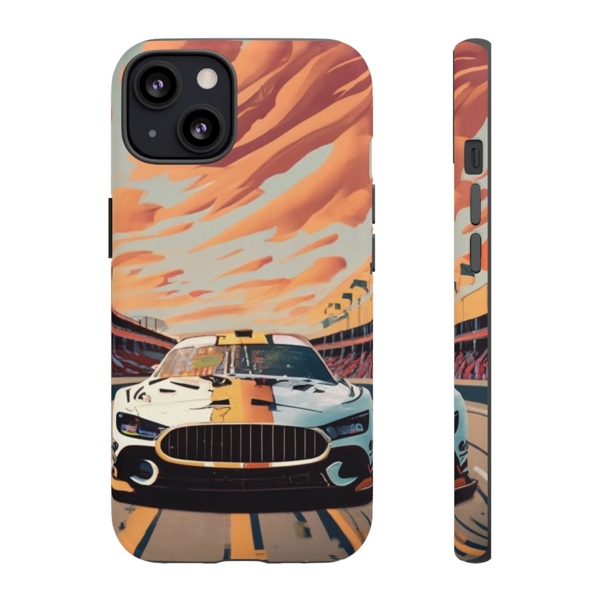 Race Car Tough Cell Phone Case - Ruppy's Creations