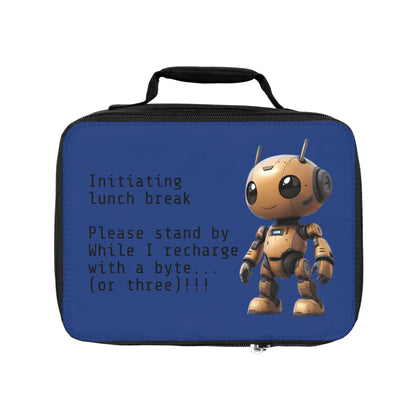 Robot Recharge Lunch Bag - Ruppy's Creations